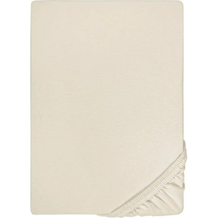 biberna Jersey-Elastic-Boxspring-Spannbetttuch, grau, 1 x 90 x 190 cm - 100x220 cm – Bild 1