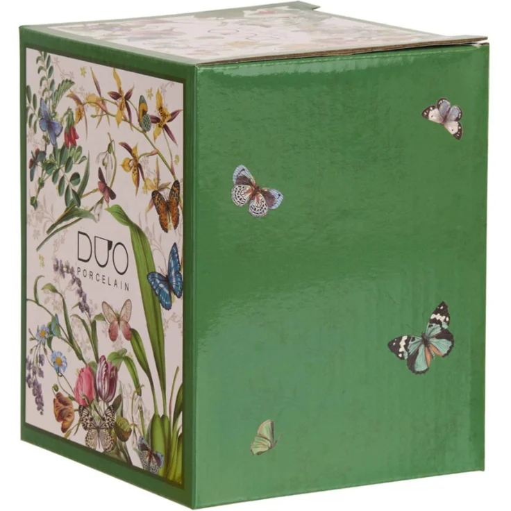 DUO Becher FLOWER DREAM, 360 ml, mit Teesieb und Deckel, New Bone China Porzellan – Bild 6