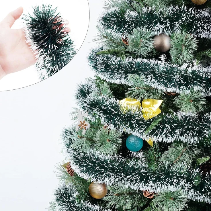 4 m Weihnachtsdekoration, Baumform, hängend, Innen & Außen, 2m pro Element – Bild 5