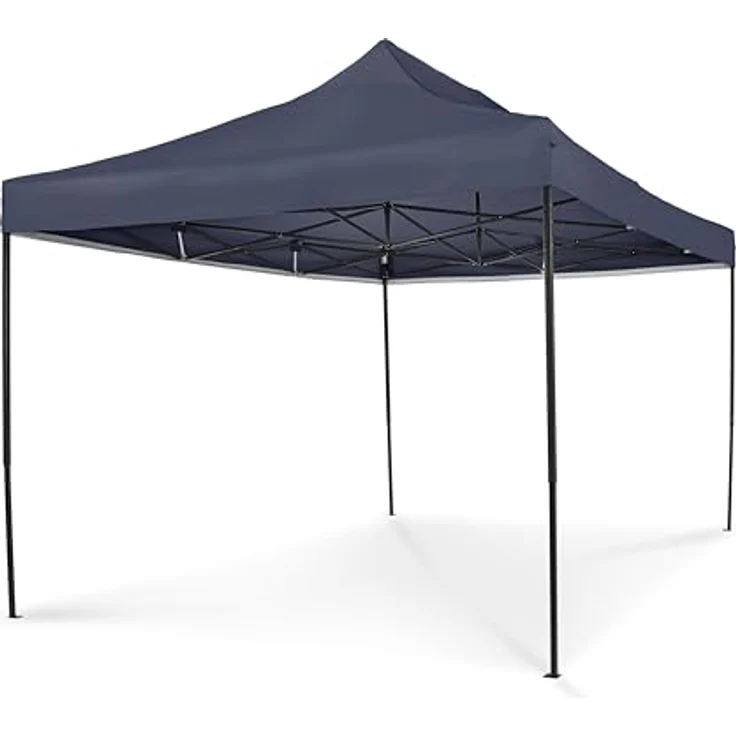All Seasons Gazebos 3x4. 5m vollständig wasserdichtes Faltpavillon - Marineblau – Bild 4