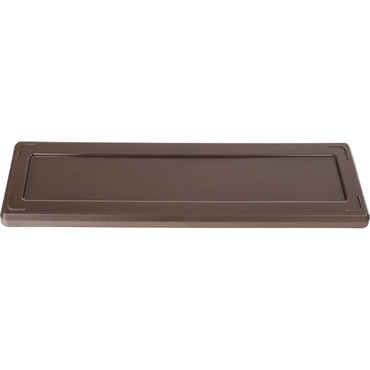 KADAX Blumentopf-Ständer 40 cm, Blumentopf-Tablett, rechteckig, Mokka, Kunststoff – Bild 7