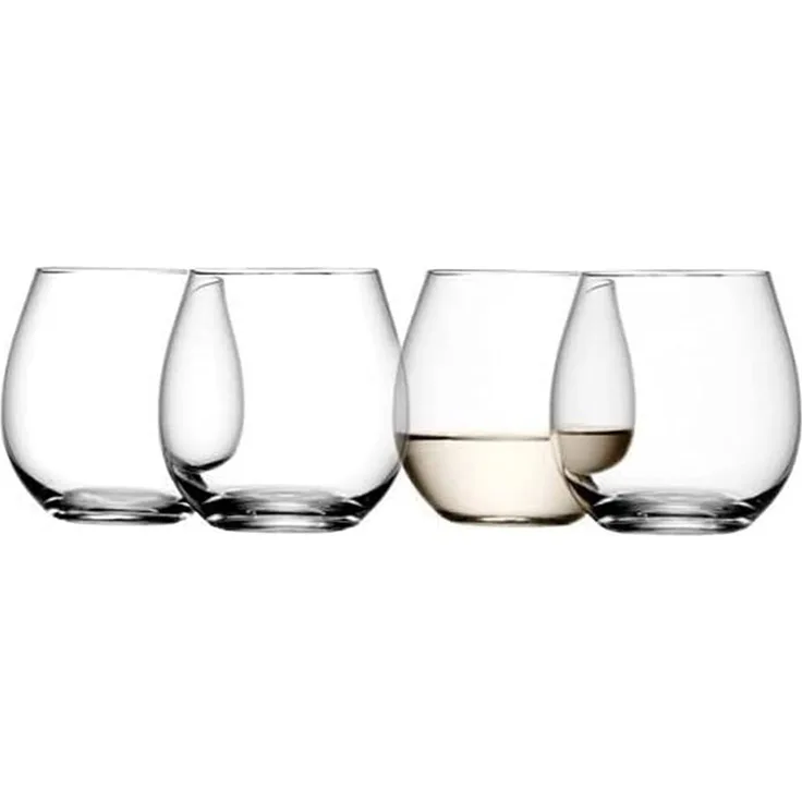 LSA International Weingläser ohne Stiel 370 ml, transparent, 4 Stück