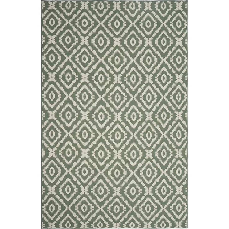 vidaXL Bereichsteppich OLITE Natürlich und Grün 160 x 230 cm PET 42043800 – Bild 4