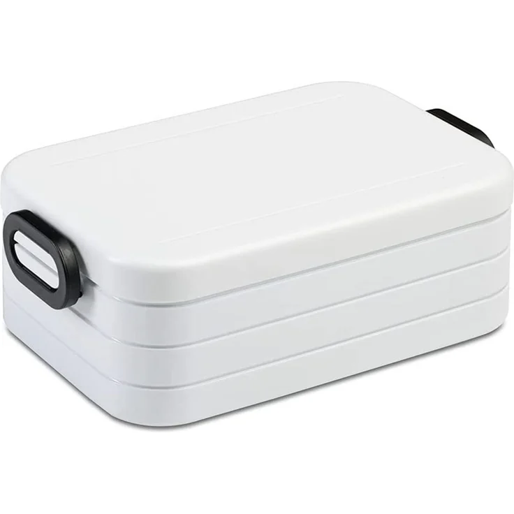 Mepal | Bento Lunchboxen Set | cleveres Fächersystem | ideal für bis zu 4 oder 8 Butterbrote | spülmaschinengeeignet | robustes Design | Weiß – Bild 4