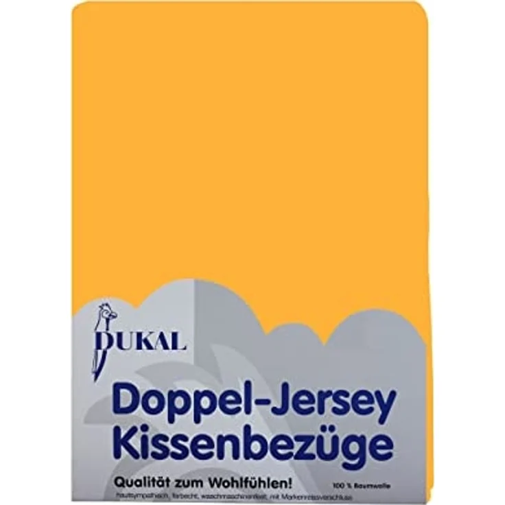 DUKAL Kissenbezüge aus hochwertigem Doppel-Jersey, 100% Baumwolle, (1 Stück), 40x40 cm, mit Reißverschluss, Made in Germany – Bild 1