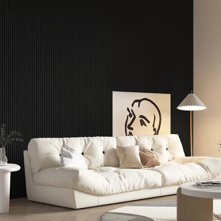 HOME DELUXE Akustikpaneel SONIC - 80 x 40 cm Deep Black – Bild 1