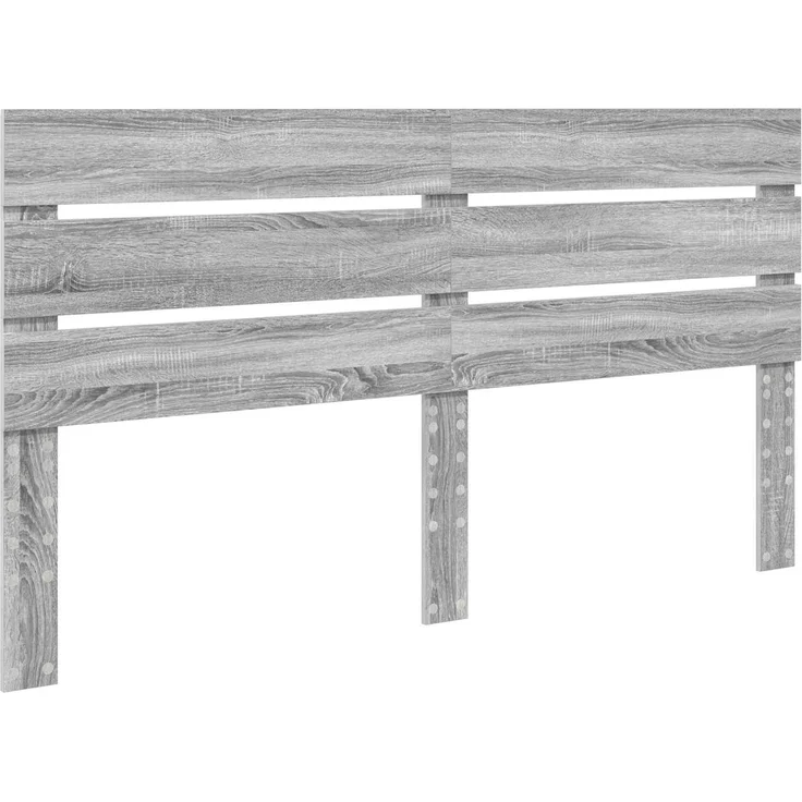 vidaXL Bettrahmen Sonoma-Grau 160 x 200 cm Ingenieurs Holz 3411822 – Bild 7