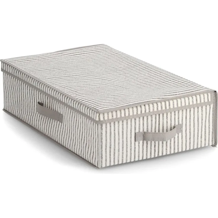 Textil Aufbewahrungsbox, Faltbehälter mit Deckel - 61,5 x 38 x 16,5 cm, ZELLER