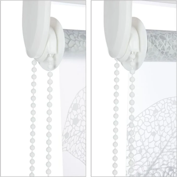Relaxdays Duschrollo mit Blätter Design – Bild 7