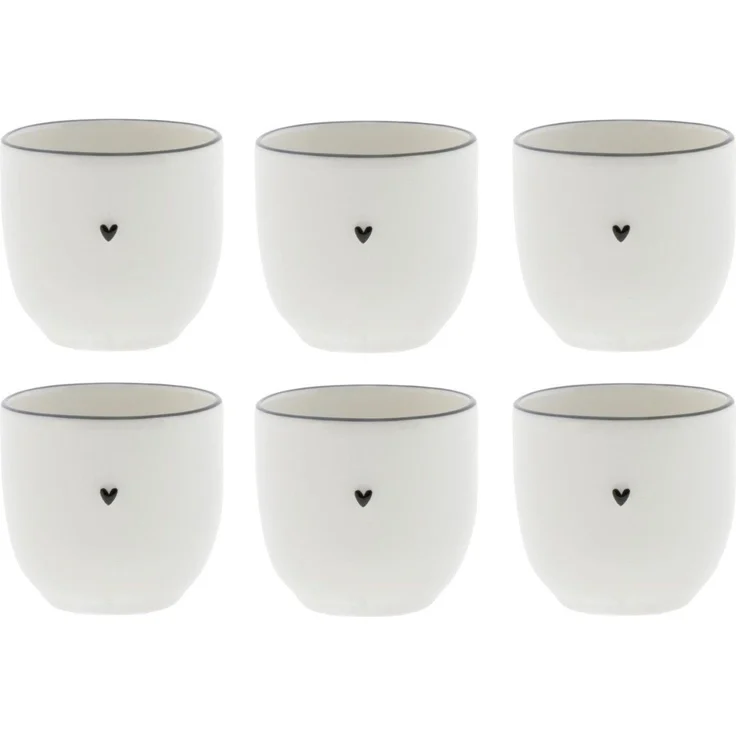 Bastion Collections Tasse Schwarzes Herz, Spülmaschinengeeignet – Bild 4