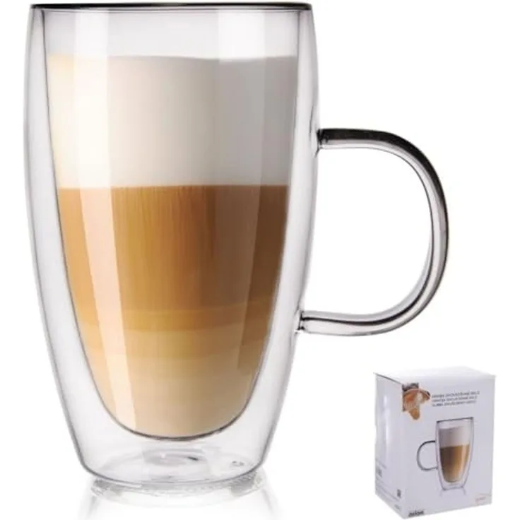 Orion Orion Thermoglas 430 ml doppelwandig für Latte 8543