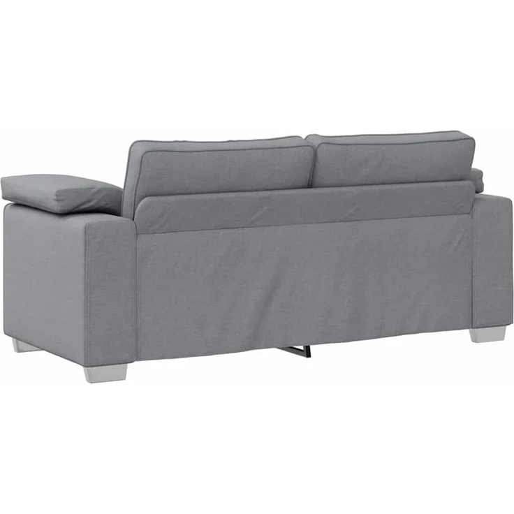 vidaXL Zweisitzer-Sofa Hellgrau 180 cm Stoff 4105227 – Bild 6