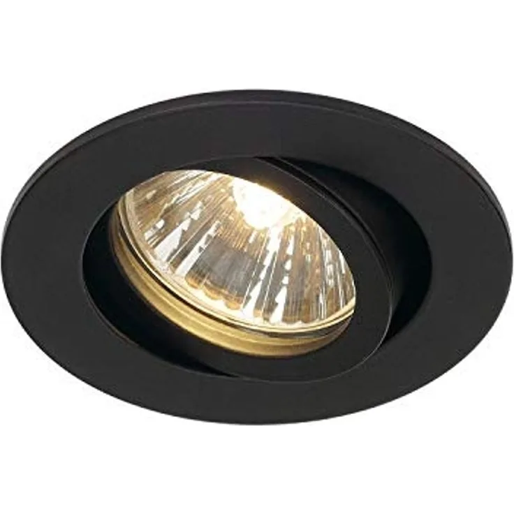 SLV No. 1001980 NEW TRIA 68 rund Indoor Deckeneinbauleuchte QPAR51 schwarz 50W
