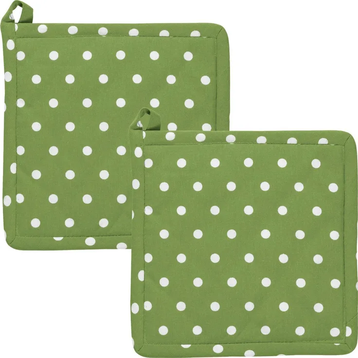 REDBEST Topflappen Topflappen "Orlando" 2er-Pack, Punkte