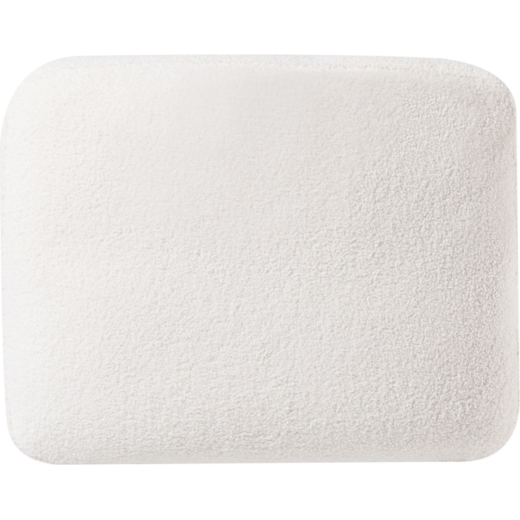 Rechtsseitiges Ecksofa OSLO Bouclé Weiß Rechtsseitig – Bild 7