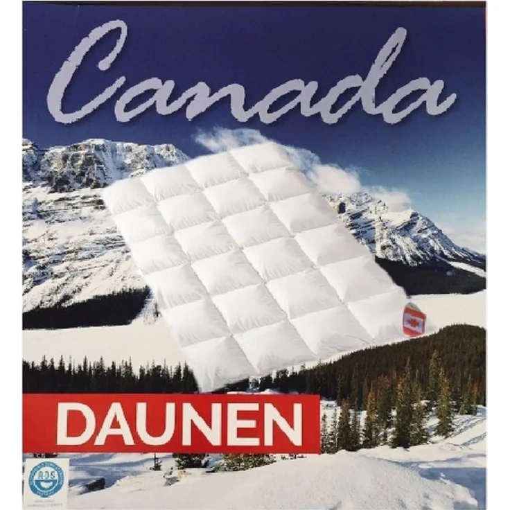 KÜNSEMÜLLER Daunenbettdecke Canada Daunendecke Ganzjahresdecke 135x200 cm Klasse 1 Künsemüller, Füllung: Entendaune, leichte Decke, weicher Bezug, Klasse 1 – Bild 3