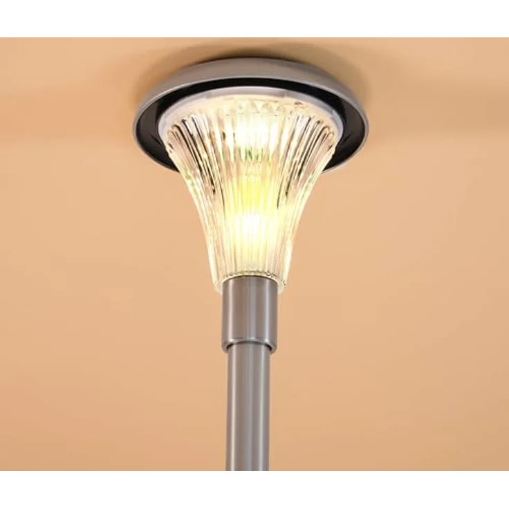 Esotec LED Gartendeko Gartenstecker Solar Capri, 3er Set, Duo Color, Edelstahl, H=34cm, Akku, winterfest, IP44 – Bild 5