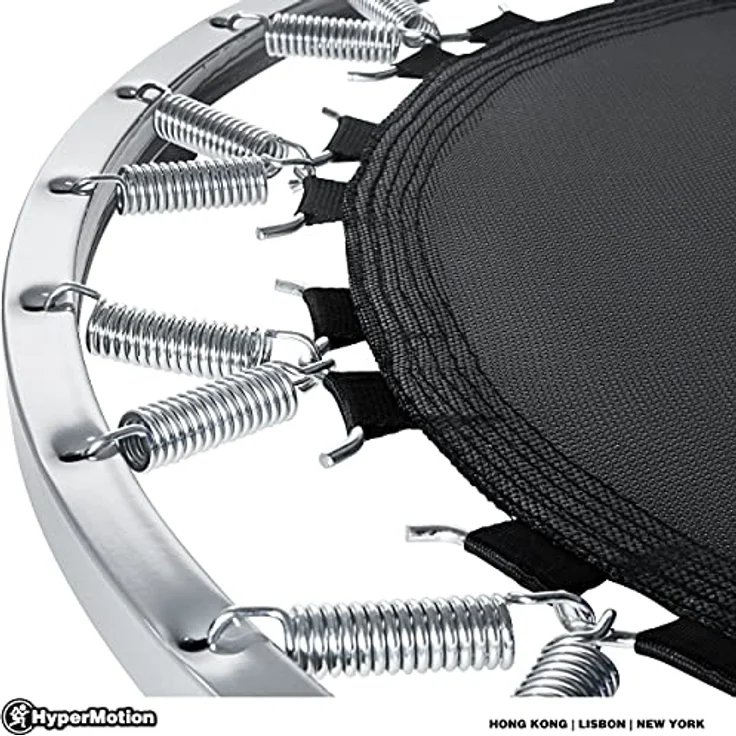 HyperMotion Mini Trampolin für Kinder, 91 cm faltbar, rutschfest, Indoor & Outdoor, bis 25 kg, blau – Bild 3