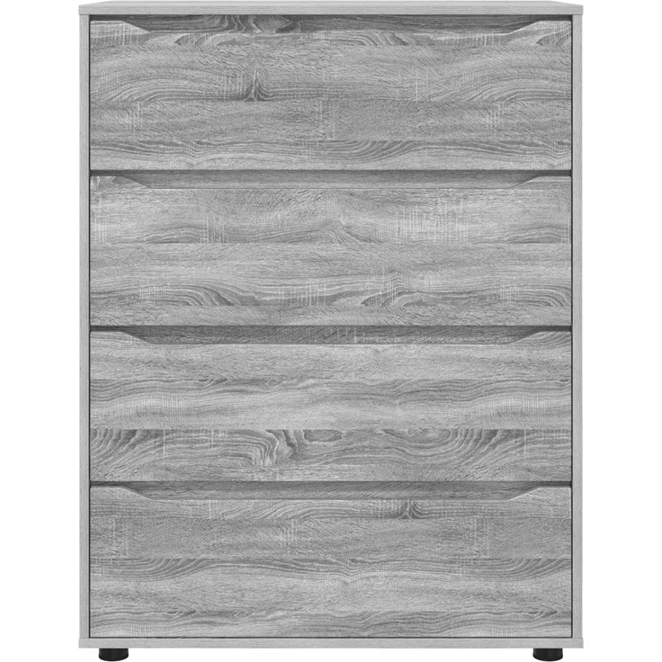 vidaXL Stauraumschränke 80 x 48 x 105 cm Holzwerkstoff Sonoma-Grau 3406231 – Bild 8