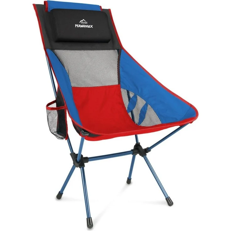 normani Campingstuhl Ultraleichter Campingstuhl Pewanuck, Outdoorstuhl Hochlehner Faltstuhl Strandstuhl Anglerstuhl – Bild 2