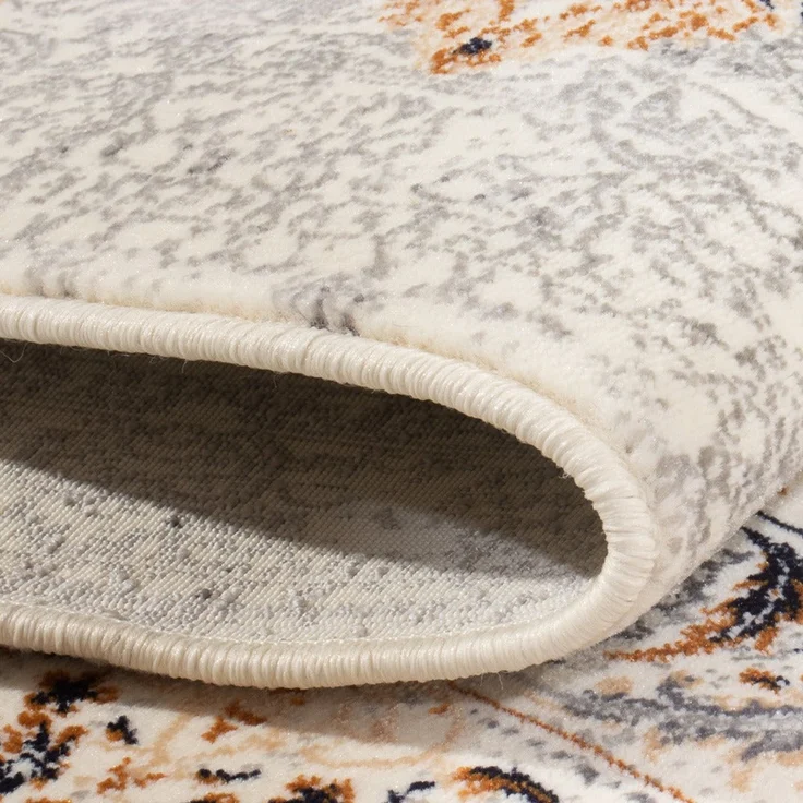 Orientalischer Webteppich - Saffron Sensations 200x100 cm - creme - läufer – Bild 5