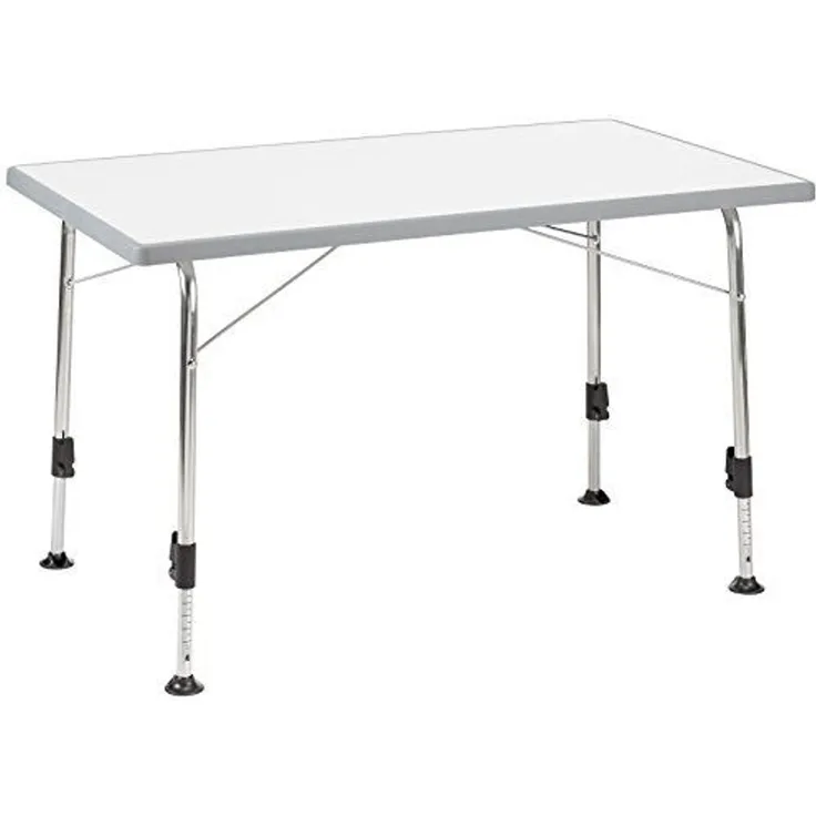 Dukdalf Stabilic 3 Campingtisch, 115 x 70 x 47/74cm, hellgrau