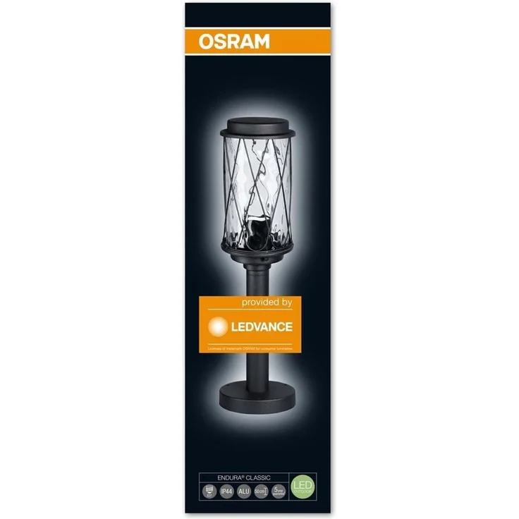 Osram LED Endura Classic Cage Gartenpylone Leuchte, fuer Aussenanwendungen, Sockel E27, Hoehe: 50 cm – Bild 6