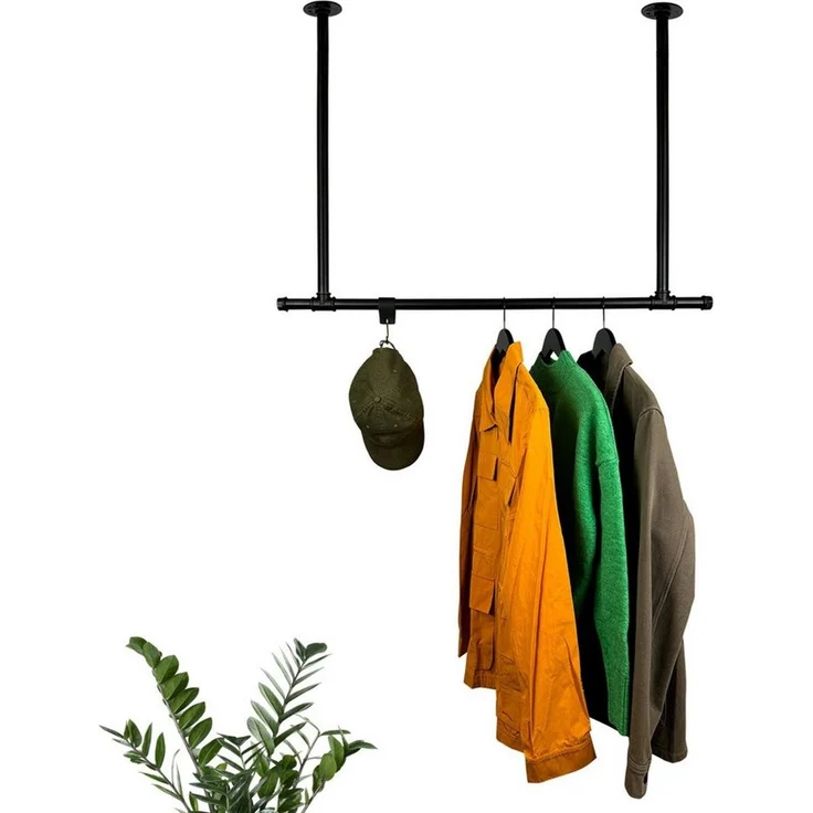 RSR Hangers Kleiderstange Garderobe Industrial Design Deckenmontage Garderobenstange Nora – Bild 1