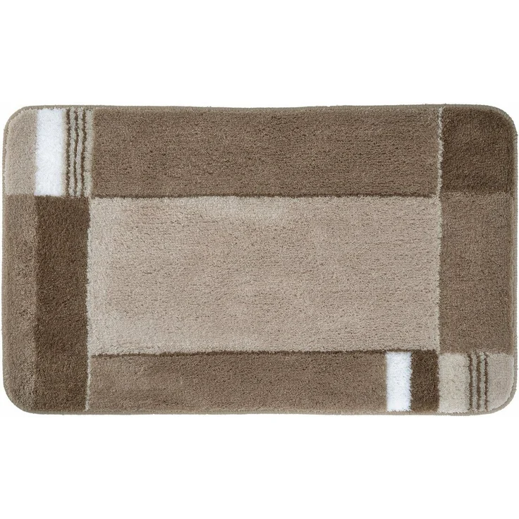 Kleine Wolke Badematte Padova, Höhe 20 mm, rutschhemmend beschichtet, fußbodenheizungsgeeignet, Kunstfaser, rechteckig, Badteppich, modernes Design, waschbar, Kundenliebling – Bild 3