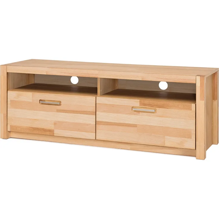 TV-Board >Leduc< in Kernbuche aus Metall - 155x58x50cm (BxHxT)
