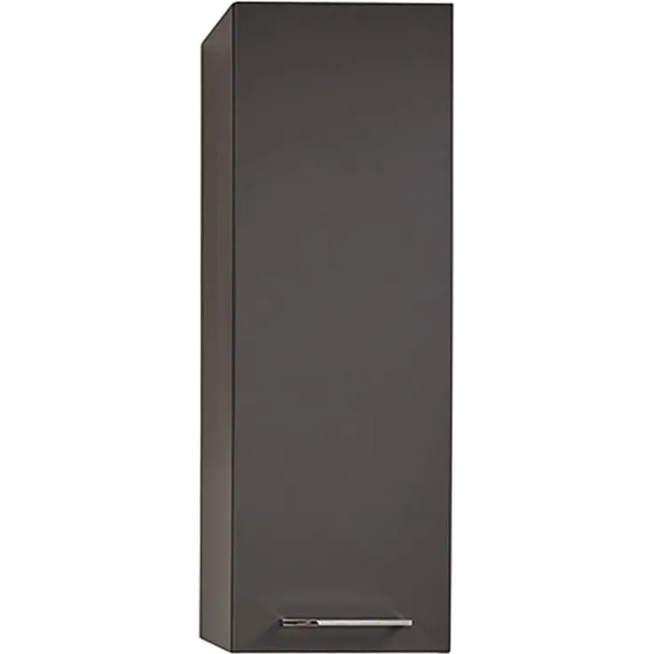trendteam Hängeschrank Badschrank Oberschrank Grau matt Lack 35 x 103 x 31 cm