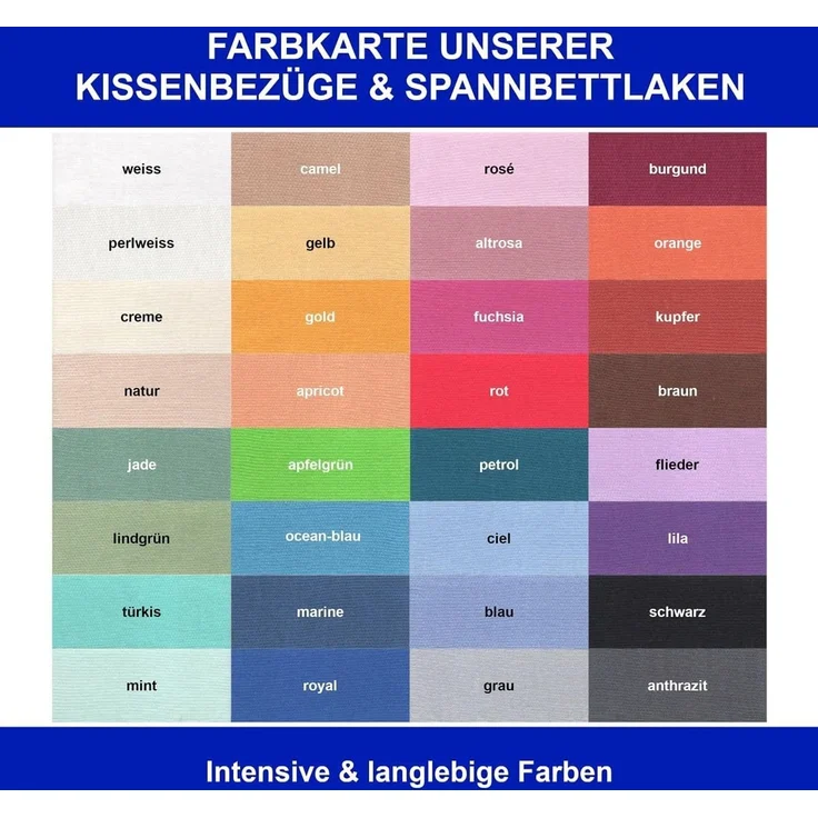 DUKAL Kissenbezug passend für Blackroll Recovery Pillow und weitere, 100% Baumwolle, (1 Stück), aus hochwertigem Doppel-Jersey, mit Reißverschluss, Made in Germany – Bild 7