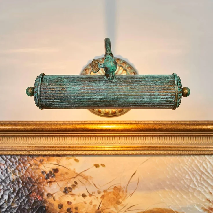 Lindby Bilderleuchte Beno, Metall, Bronze IP20, 1 x 40 W – Bild 4