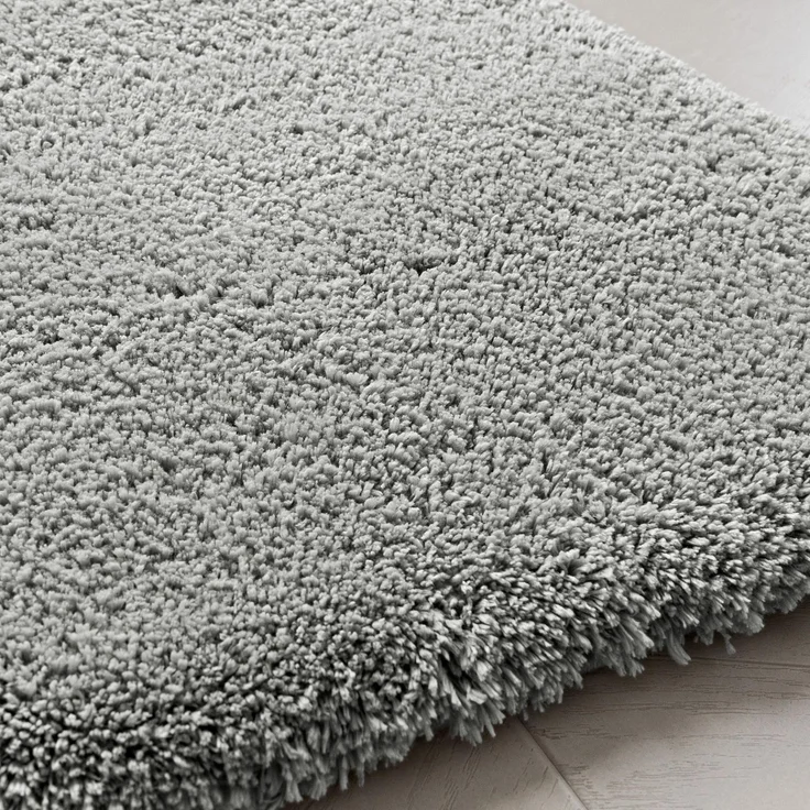Sonive rutschfeste Badematte 40x60cm, Mikrofaser Badezimmerteppich | Weich Flauschig & Wasserabsorbierend, Maschinenwaschbar für Bad, Dusche und WC, Grau