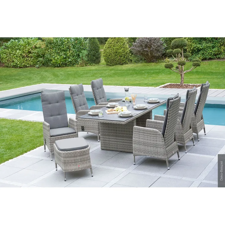 LC Garden »Roma« Gartentisch natur Wangentisch