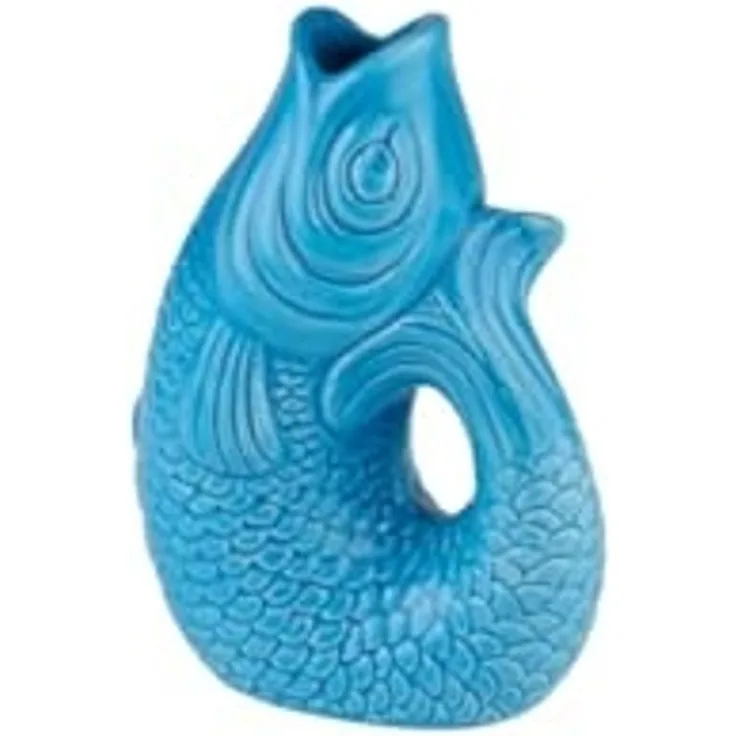 Gift Company Monsieur Carafon Fisch Vase XS lagoon 0 2 Liter