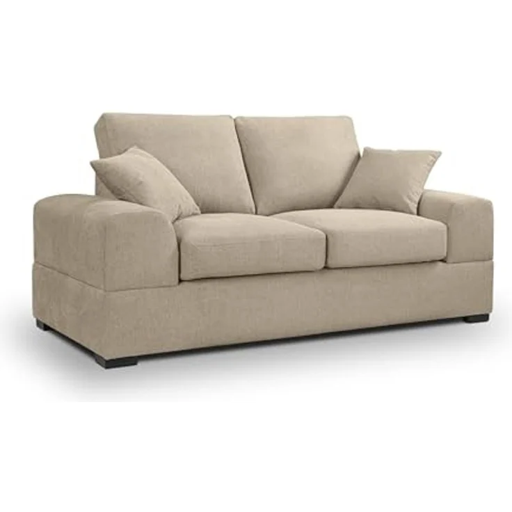 Ecksofa (B/H/T: 182x90x93 cm) in Beige – Bild 1