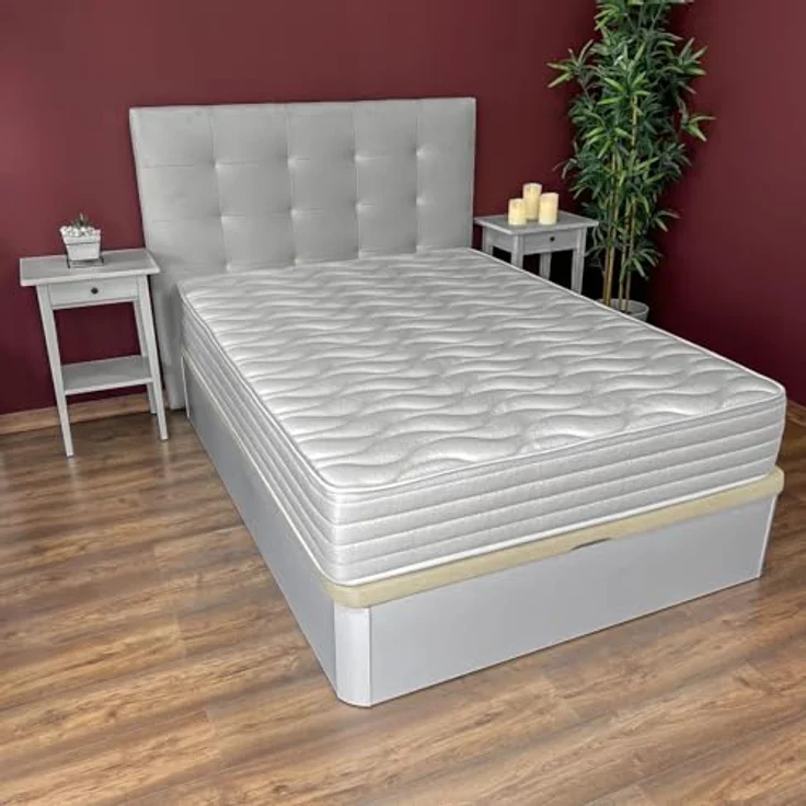 Somnia - Sena Reversible Memory-Foam-Matratze 120x200 (Winterseite-Sommerseite), Festigkeit-mittlere Härte, Dicke 20 cm, milbenhemmend, antibakteriell und hypoallergen – Bild 3