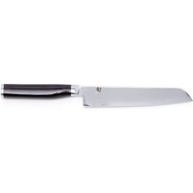 Kai Messer Shun Premier Tim Mälzer Minamo Santoku, Küchenmesser, Santokumesser, Messer, 18 cm, Damaszener Stahl, TMM-0702