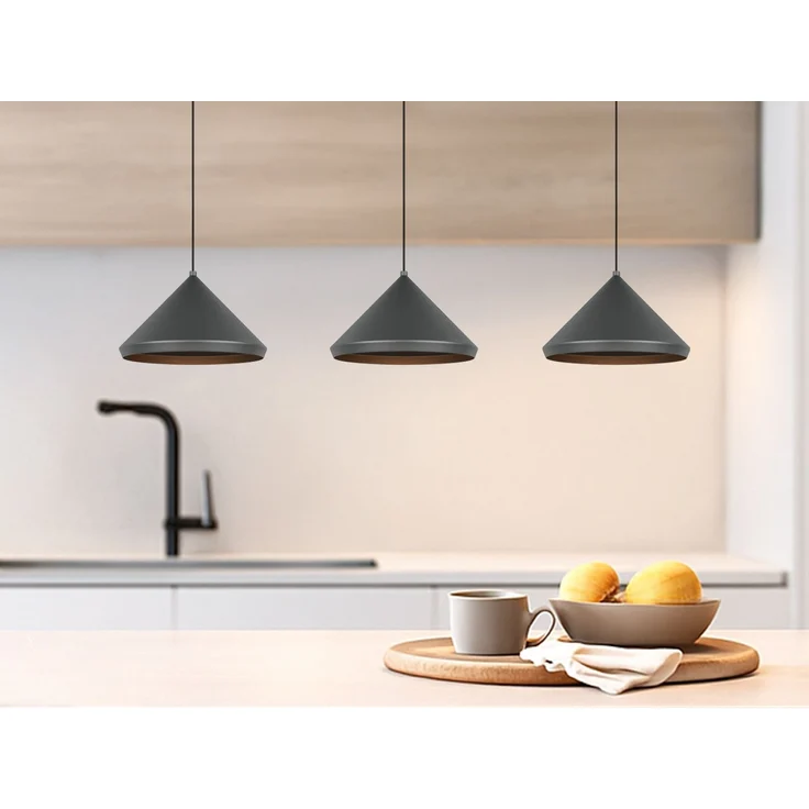 Trio LED-Pendelleuchte Laguna 200 x 70 cm warmweiß-neutralweiß schwarz – Bild 5