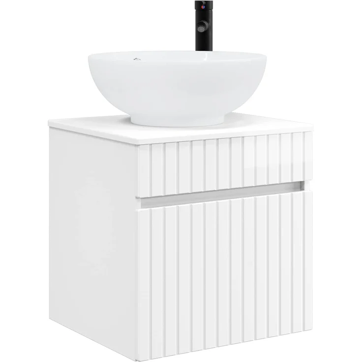 vidaXL Badezimmerschrank-Set 3 stk. Hochglanz Weiß 157 x 44,5 x 80 cm 3405761 – Bild 4