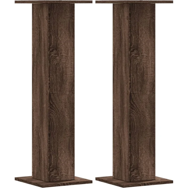 vidaXL Pflanzenständer 2 Stk. Eichen-Optik 30x30x95 cm Holzwerkstoff 3307879 – Bild 1
