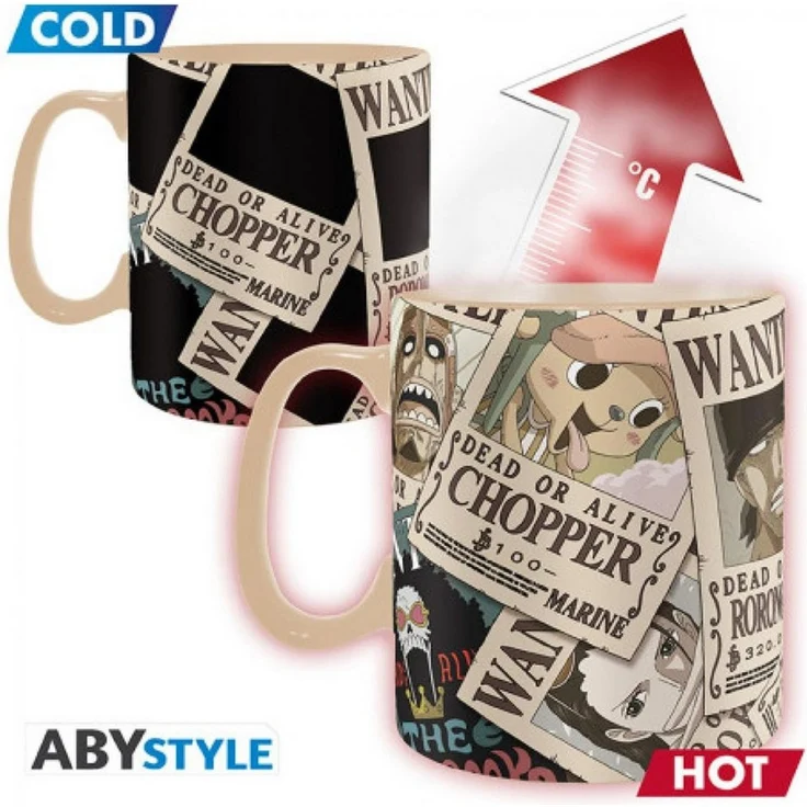 ABYstyle Tasse ONE PIECE - Tasse Heat Change - 460 ml - Wanted – Bild 4