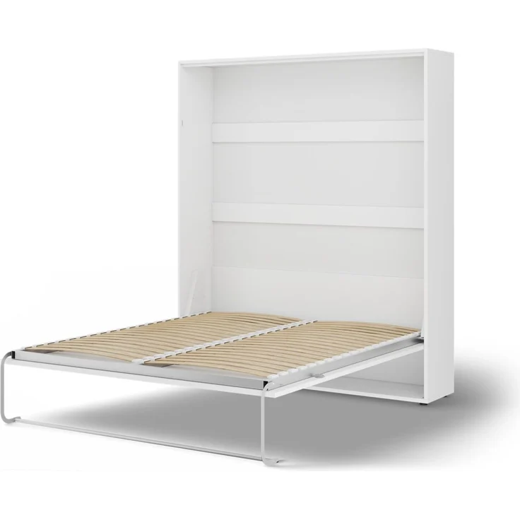 Wandklappbett Schrankbett GRITT 160x200 cm Farbe Weiß ohne Matratze – Bild 4