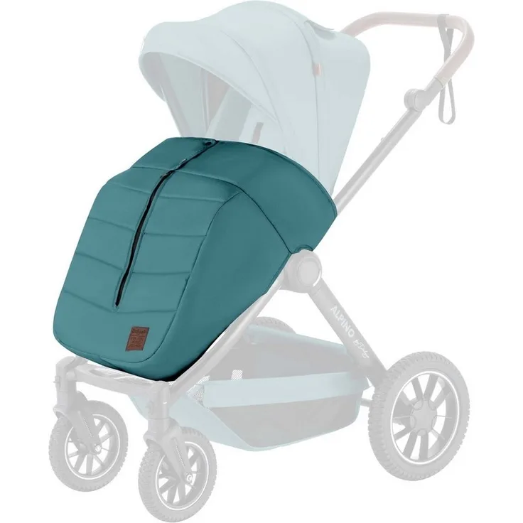 Daliya® Fußsack ALPINO Fußsack, Universal Fußdecke, Herbst- und Winterfußsack (1-tlg), Herbst und Winter, Reißverschluss, Riemen mit Druckknöpfen, gepolstert