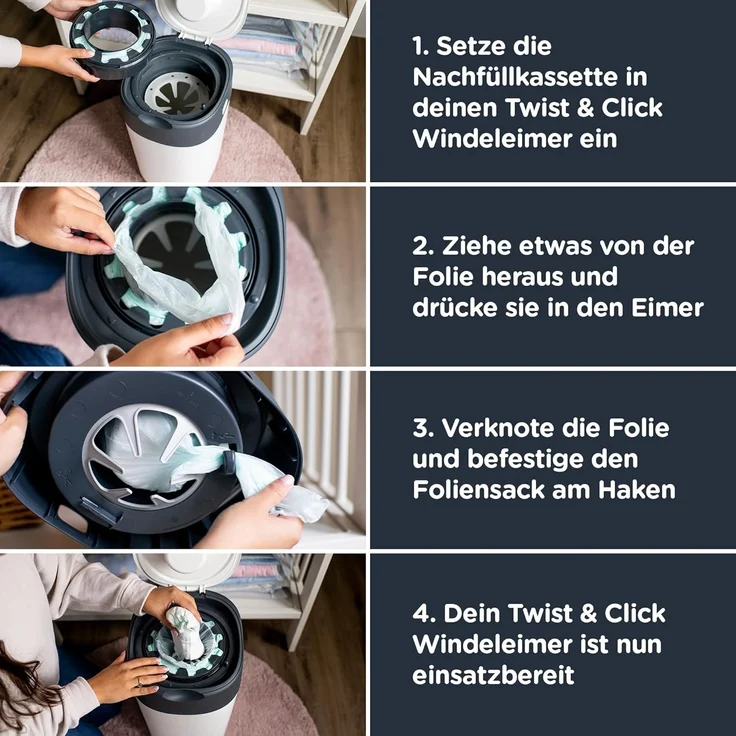 Ersatzteile Tommee Tippee Twist and Click 3 Stück – Bild 3