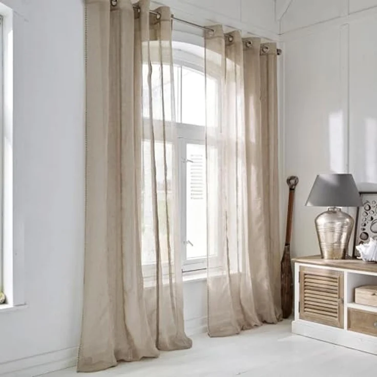 Mirabeau Vorhang Gardine Blanchy leinen – Bild 2