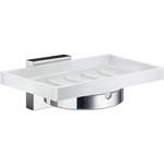 Smedbo House Porzellan Seifenschale chrom RK342P