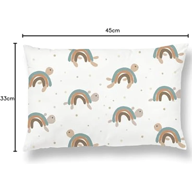 SUPERBE BEBE Kinderkissen Mit Kopfkissenbezug Baumwolle - Kissen für Kinder 1 bis 3 Jahre Größe 33x45 cm - Weiches Kissen Hypoallergen Maschinenwaschbar Ideal Fürs Bett oder Auf Reisen EIN Nickerchen – Bild 9