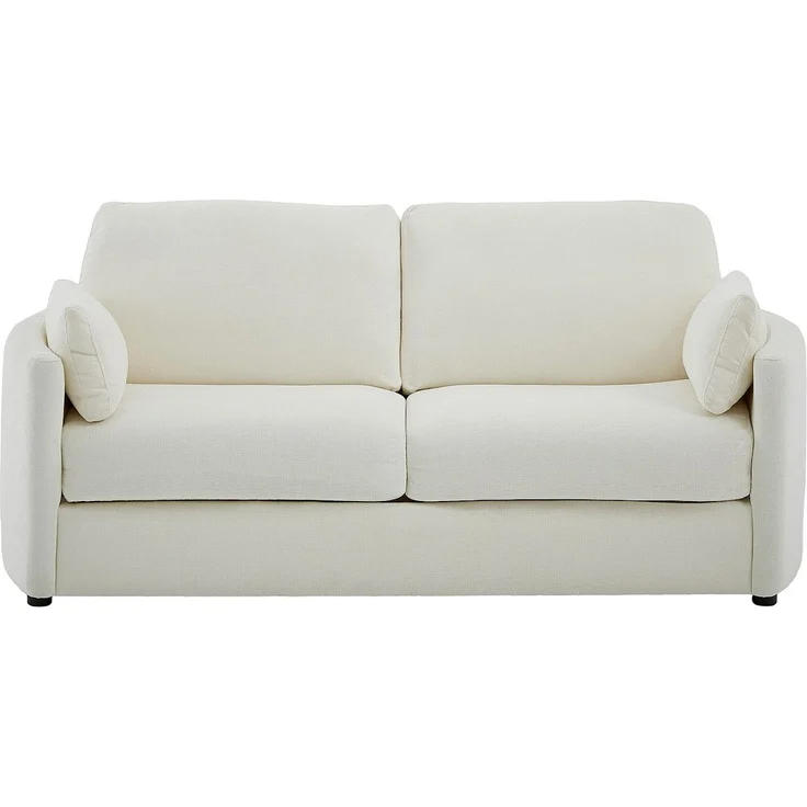 Vente-unique - BAGOMI - Schlafsofa - Plastik - Kunststoff (PVC) - Beige - 199 x 97 x 88 cm – Bild 4